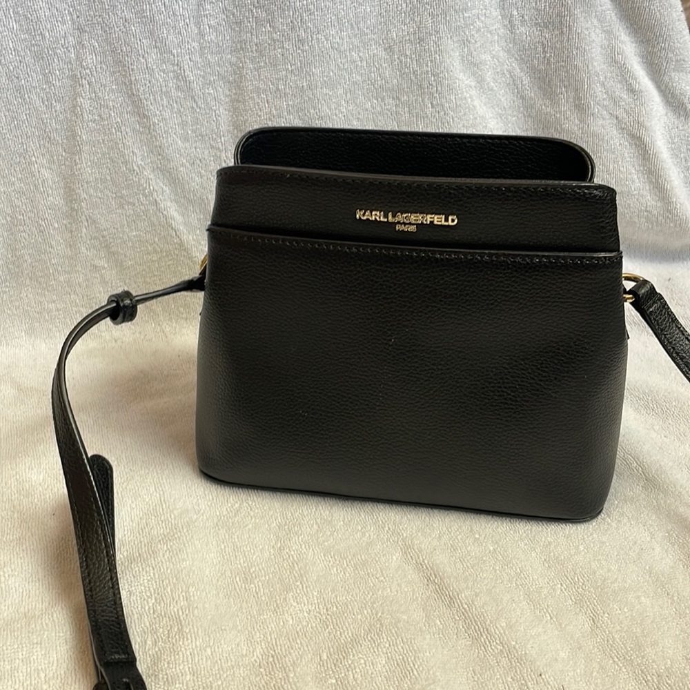 Karl Lagerfeld Black Crossbody Purse